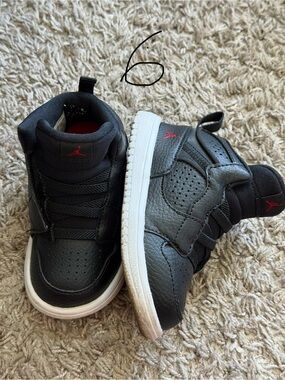 Nike Kids Black and White High-Top Sneakers